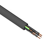 Flexible Multi-conductor Power/control Cable: 18 AWG, cut to length (PN# PMTC-18U-7BK-1)
