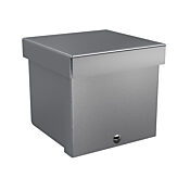 Корпус: 4 x 4 x 4 дюйма, настенное крепление, оцинкованная сталь (PN# RSC040404G)