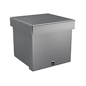 Корпус: 4 x 4 x 4 дюйма, настенное крепление, оцинкованная сталь (PN# RSC040404GNK)