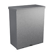Enclosure: 15 x 12 x 6in, wall mount, galvanized steel (PN# RSC121506GNK)