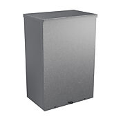 Enclosure: 18 x 12 x 8in, wall mount, galvanized steel (PN# RSC121808G)