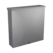 Enclosure: 18 x 18 x 4in, wall mount, galvanized steel (PN# RSC181804G)