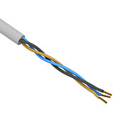 Sensor/actuator Cable: 24 AWG, cut to length (PN# SAC-24-3U-1GY-1)