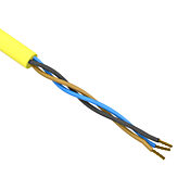 Sensor/actuator Cable: 24 AWG, cut to length (PN# SAC-24-3U-1YL-1)