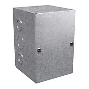 Корпус: 6 x 4 x 4 дюйма, настенное крепление, оцинкованная сталь (PN# SC040604G)