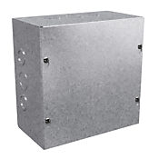 Корпус: 8 x 8 x 4 дюйма, настенное крепление, оцинкованная сталь (PN# SC080804G)