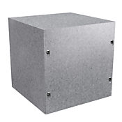 Корпус: 8 x 8 x 8 дюймов, настенное крепление, оцинкованная сталь (PN# SC080808GNK)