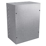 Enclosure: 16 x 12 x 8in, wall mount, galvanized steel (PN# SC121608G)