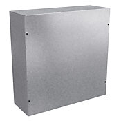 Enclosure: 18 x 18 x 6in, wall mount, galvanized steel (PN# SC181806GNK)
