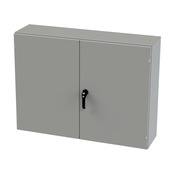 Корпус: 36 x 48 x 12 дюймов, настенное крепление, углеродистая сталь (PN# SCE-364812WFLP)