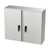 Корпус: 36 x 42 x 12 дюймов, настенное крепление, нержавеющая сталь 304 (PN# SCE-36EL4212SSWFLP)