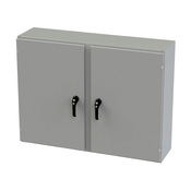 Корпус: 36 x 48 x 12 дюймов, настенное крепление, углеродистая сталь (PN# SCE-36EL4812WFLP)