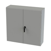 Корпус: 42 x 42 x 12 дюймов, настенное крепление, углеродистая сталь (PN# SCE-424212WFLP)