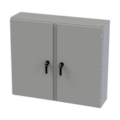 Корпус: 42 x 48 x 12 дюймов, настенное крепление, углеродистая сталь (PN# SCE-42EL4812WFLP)