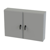 Корпус: 42 x 60 x 12 дюймов, настенное крепление, углеродистая сталь (PN# SCE-42EL6012WFALP)