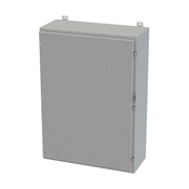 Корпус: 42 x 30 x 12 дюймов, настенное крепление, углеродистая сталь (PN# SCE-42H3012LP)