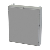 Корпус: 42 x 36 x 8 дюймов, настенное крепление, углеродистая сталь (PN# SCE-42H3608LP)