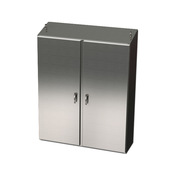 Enclosure: 72 x 60 x 12in, freestanding, 316L stainless steel (PN# SCE-72EL6012SS6ST)