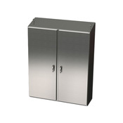 Enclosure: 72 x 60 x 18in, freestanding, 316L stainless steel (PN# SCE-72EL6018SS6ST)