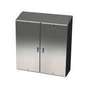 Enclosure: 72 x 72 x 12in, freestanding, 316L stainless steel (PN# SCE-72EL7212SS6ST)