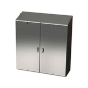 Enclosure: 72 x 72 x 12in, freestanding, 304 stainless steel (PN# SCE-72EL7212SSST)