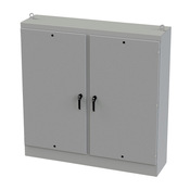 Enclosure: 72 x 72 x 18in, freestanding, carbon steel (PN# SCE-72EL7218FSD)