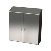 Enclosure: 72 x 72 x 18in, freestanding, 316L stainless steel (PN# SCE-72EL7218SS6ST)