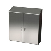 Enclosure: 72 x 72 x 18in, freestanding, 304 stainless steel (PN# SCE-72EL7218SSST)