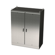 Enclosure: 72 x 72 x 24in, freestanding, 316L stainless steel (PN# SCE-72EL7224SS6FSD)