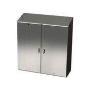 Enclosure: 72 x 72 x 24in, freestanding, 304 stainless steel (PN# SCE-72EL7224SSST)