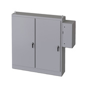 Enclosure: 72 x 66 x 18in, freestanding, carbon steel (PN# SCE-72XD6618)