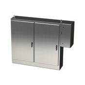 Enclosure: 72 x 78 x 18in, freestanding, 304 stainless steel (PN# SCE-72XD7818SS)