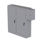 Enclosure: 72 x 66 x 18in, freestanding, carbon steel (PN# SCE-72XR6618G)