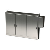 Enclosure: 84 x 118 x 18in, freestanding, 304 stainless steel (PN# SCE-84XD3EW18SS)