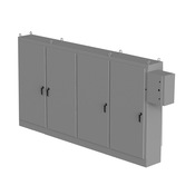 Enclosure: 84 x 158 x 18in, freestanding, carbon steel (PN# SCE-84XR4EW18G)
