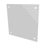 Subpanel: 6 x 6in, 16 gauge, carbon steel (PN# SCE-8N8MPP)