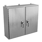 Корпус: 36 x 42 x 12 дюймов, настенное крепление, нержавеющая сталь 304 (PN# SSN4364212WF3PT)