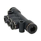 Pneumatic Push-to-connect Fitting: 5/pk, union triple branch (PN# U3B14-532)