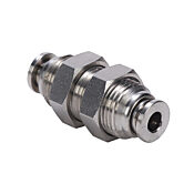 Pneumatic Push-to-connect Fitting: bulkhead union (PN# UB532-SS)