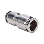 Pneumatic Push-to-connect Fitting: union straight reducer (PN# UR12-38-SS)