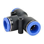 Pneumatic Push-to-connect Fitting: 5/pk, union tee (PN# UT12M)