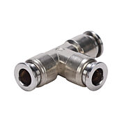 Pneumatic Push-to-connect Fitting: union tee (PN# UT14-SS)