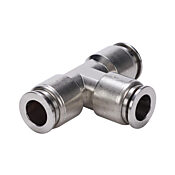 Pneumatic Push-to-connect Fitting: union tee (PN# UT38-SS)