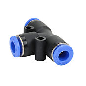 Pneumatic Push-to-connect Fitting: 5/pk, union tee (PN# UT6M)