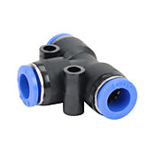 Pneumatic Push-to-connect Fitting: 5/pk, union tee (PN# UT8M)