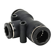 Pneumatic Push-to-connect Fitting: 5/pk, union tee reducer (PN# UTR12-38)