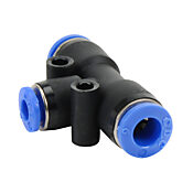 Pneumatic Push-to-connect Fitting: 5/pk, union tee reducer (PN# UTR6M-4M)