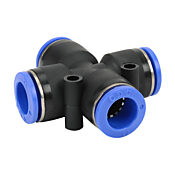 Pneumatic Push-to-connect Fitting: 5/pk, union cross (PN# UX12M)