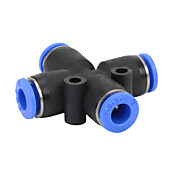Pneumatic Push-to-connect Fitting: 5/pk, union cross (PN# UX6M)