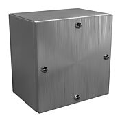 Корпус: 6 x 6 x 4 дюйма, настенное крепление, нержавеющая сталь 304 (PN# WA060604GSCSS)